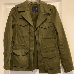 MADEWELL olive green utility jacket
